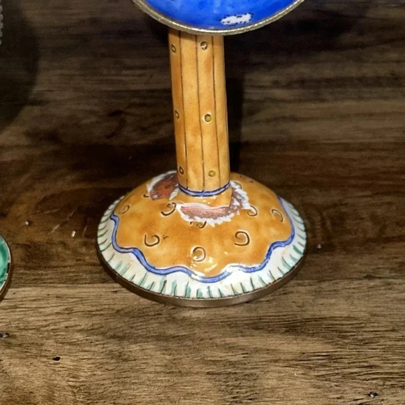 VTG Set of 2 US Mail Stamp Holder Birdhouses Kelvin Chen 2004 / 2002 - Picture 3 of 16